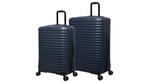 Pair of black suitcases